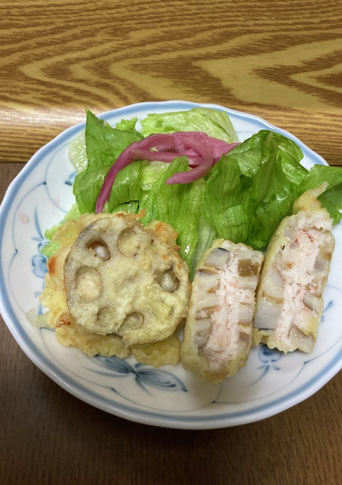 れんこんのはさみ揚げ-レシピのメイン写真