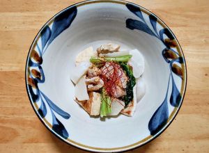 カブと鶏のもも・むね肉と油揚げの塩煮-レシピのメイン写真