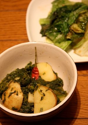 スパイスと野菜だけ！ほうれん草印度カレー-レシピのメイン写真