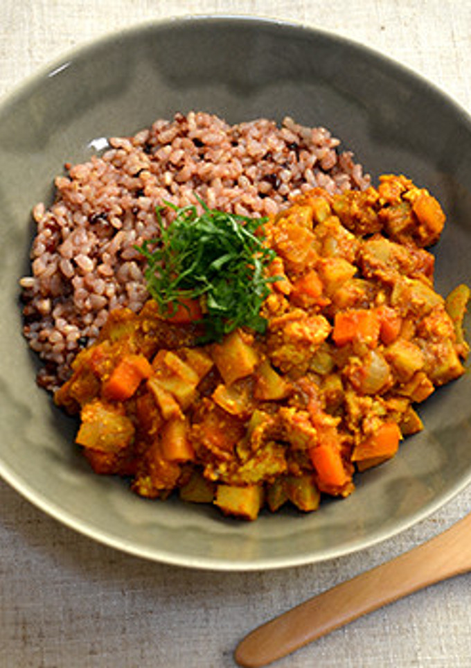 根菜と鶏むね肉の和風キーマカレー-レシピのメイン写真