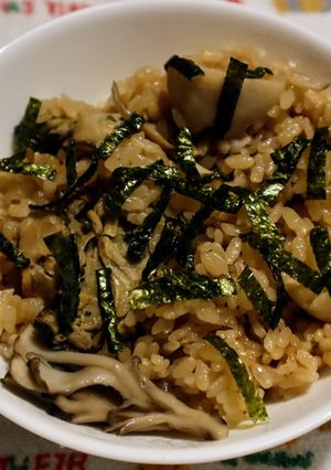 かき、里芋、舞茸の炊き込みご飯-レシピのメイン写真
