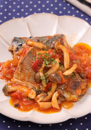 さばの味噌トマト煮込み-レシピのメイン写真