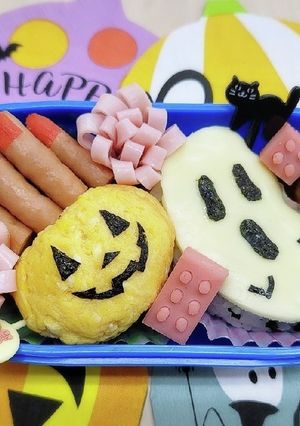 ハロウィン〜キャラ弁-レシピのメイン写真