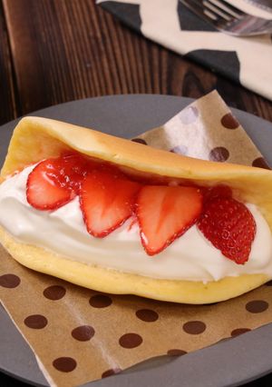 トゥンワッフル風パンケーキ-レシピのメイン写真