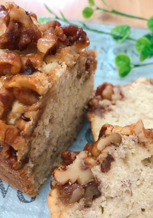 ＊バナナと胡桃のパウンドケーキ＊-レシピのメイン写真
