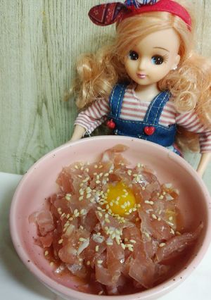 リカちゃん♡生ハムユッケ-レシピのメイン写真