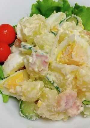 コンソメ味でご飯に合う！絶品ポテトサラダ-レシピのメイン写真