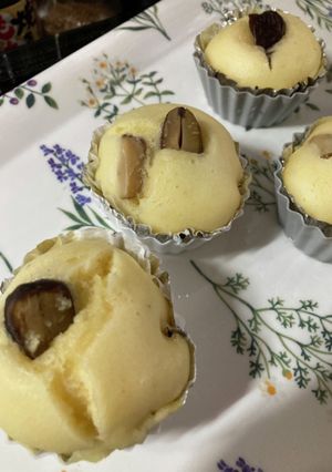 栗入り蒸しパン-レシピのメイン写真
