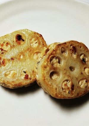 犬ご飯 れんこんのお魚ミンチ詰め-レシピのメイン写真