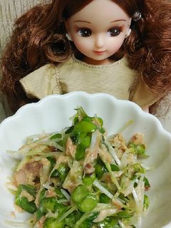 リカちゃん♡かいわれ大根*和風醤油マヨ-レシピのメイン写真