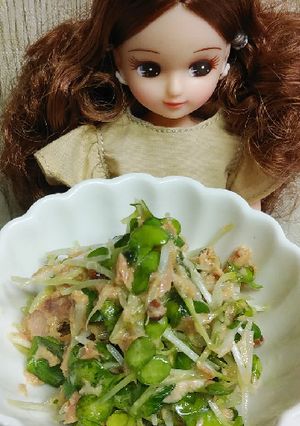 リカちゃん♡かいわれ大根*和風醤油マヨ-レシピのメイン写真