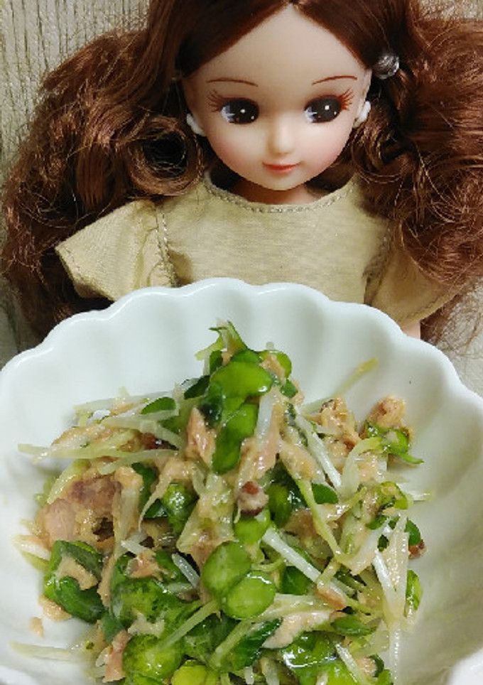 リカちゃん♡かいわれ大根*和風醤油マヨ-レシピのメイン写真