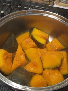 水少なめで!ホクホク甘いかぼちゃの煮物-レシピのメイン写真