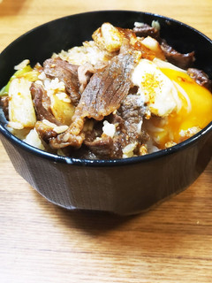 超簡単!ネギとニンニクで焼肉丼-レシピのメイン写真