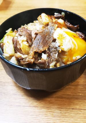 超簡単！ネギとニンニクで焼肉丼-レシピのメイン写真