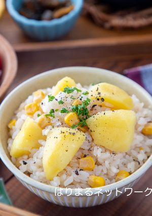 じゃがバタコーンの炊き込みご飯-レシピのメイン写真