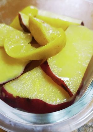 さつまいもとすだちの甘煮(すっぱ煮)-レシピのメイン写真