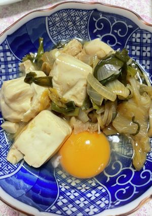 ニラと玉ねぎプラスですき焼きをリメイク-レシピのメイン写真