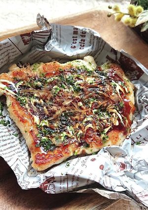 【動画レシピ】鶏むね肉でお好み焼き-レシピのメイン写真