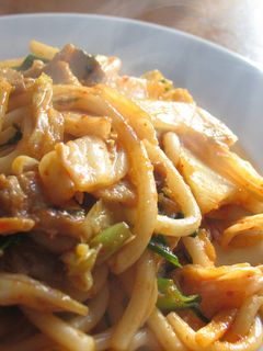 決定版キムチ焼うどん!-レシピのメイン写真