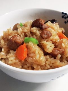 即席焼豚の炊飯器で作る☆中華風おこわ☆-レシピのメイン写真