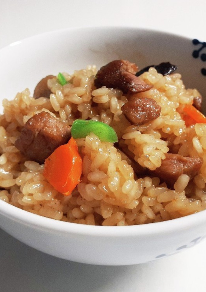 即席焼豚の炊飯器で作る☆中華風おこわ☆-レシピのメイン写真