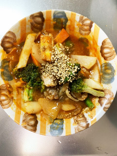 コンソメケチャップ味豚こま大根青椒肉絲風-レシピのメイン写真