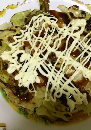 オートミールで簡単お好み焼き-レシピのメイン写真
