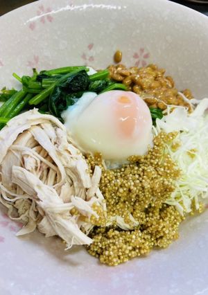 キヌア入り和風ヘルシー丼-レシピのメイン写真