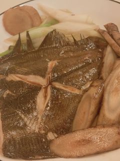 カレイとごぼうの煮付け-レシピのメイン写真