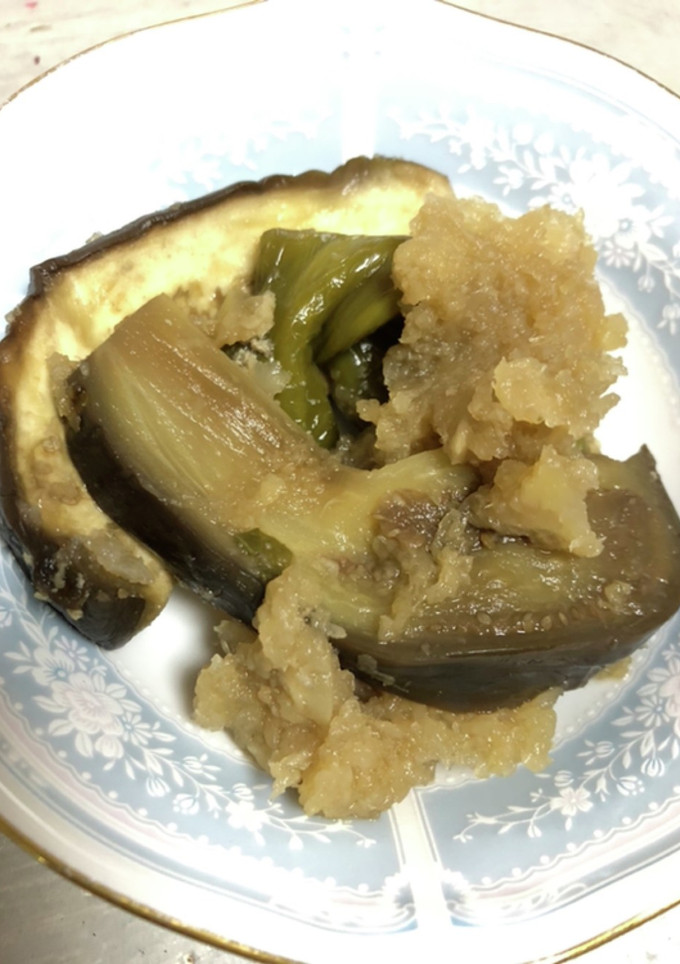 万願寺とうがらしと茄子のみぞれ煮-レシピのメイン写真