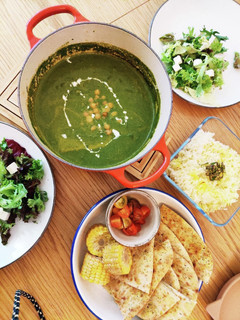 簡単ヴィーガン・サグカレー-レシピのメイン写真