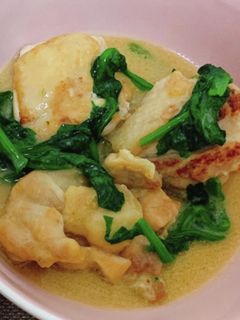 チキンとほうれん草のクリーム煮-レシピのメイン写真