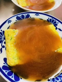 卵焼き器でカニ玉甘酢あんかけ-レシピのメイン写真