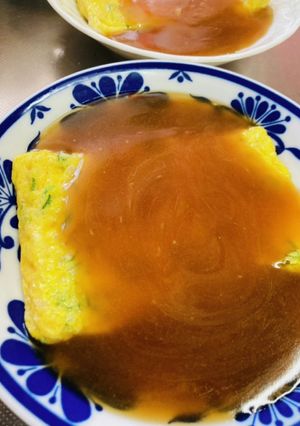 卵焼き器でカニ玉甘酢あんかけ-レシピのメイン写真