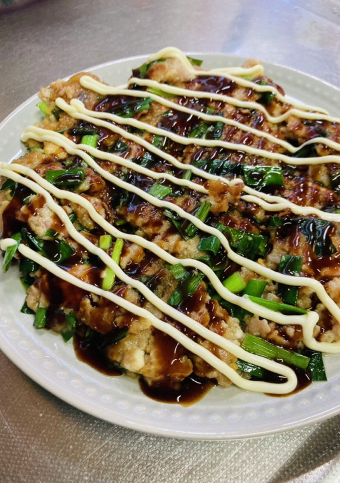 厚揚げとニラのお好み焼き風-レシピのメイン写真