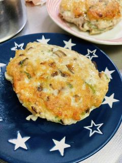 椎茸と大葉入り鶏ハンバーグ-レシピのメイン写真