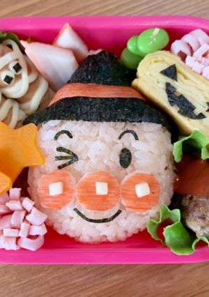 ハロウィン＊アンパンマン弁当-レシピのメイン写真