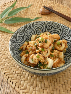 ちくわと納豆の味噌和え-レシピのメイン写真