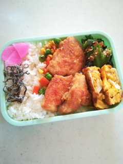 高校生のお弁当 2021.10.29-レシピのメイン写真