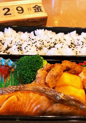 2021.10/29 中学生男子お弁当-レシピのメイン写真