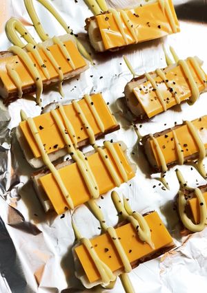 お弁当に♪5分で出来るちくわチーズマヨ焼-レシピのメイン写真