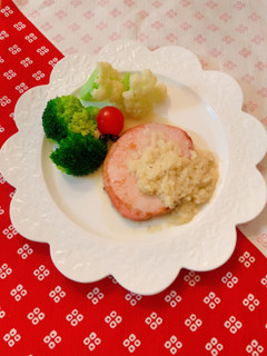 ハムステーキ-レシピのメイン写真