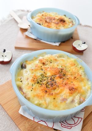 ひやむぎグラタン-レシピのメイン写真