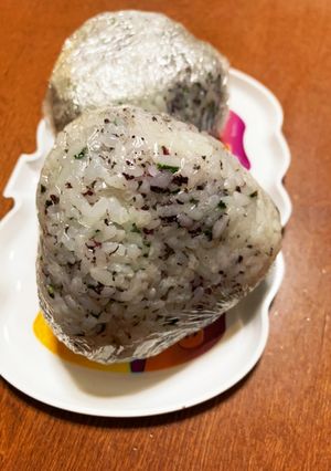 青菜ゆかりおにぎり-レシピのメイン写真