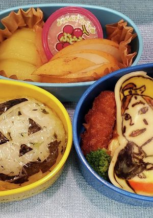 オブラート弁当&海苔おにぎり-レシピのメイン写真