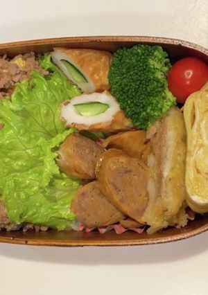 そぼろランチ弁当-レシピのメイン写真