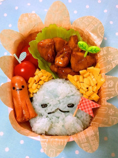すみっコぐらし〝とかげ〟キャラ弁-レシピのメイン写真