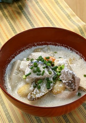87.ぶりと根菜のミルク粕汁-レシピのメイン写真