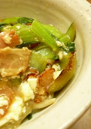 チンゲン菜の豆腐あんかけ-レシピのメイン写真